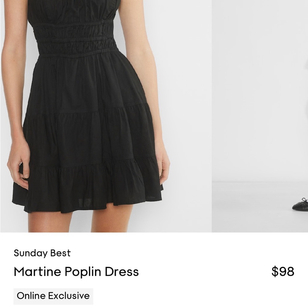 Sunday Best Black Sleeveless A-line Mini Dress - Picture 2 of 2